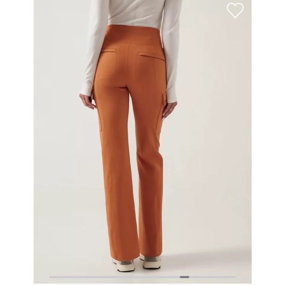 ✨ ATHLETA ✨ Orange DELANCEY Straight Cargo Pant Size 2X - Picture 3 of 16